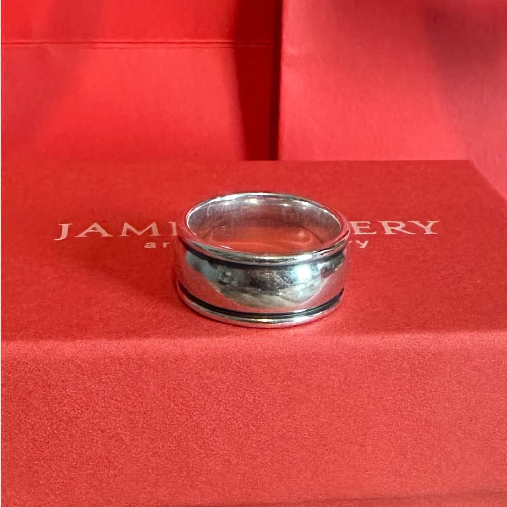 James Avery RETIRED Sterling silver wedding band size 6 - Picture 5 of 10